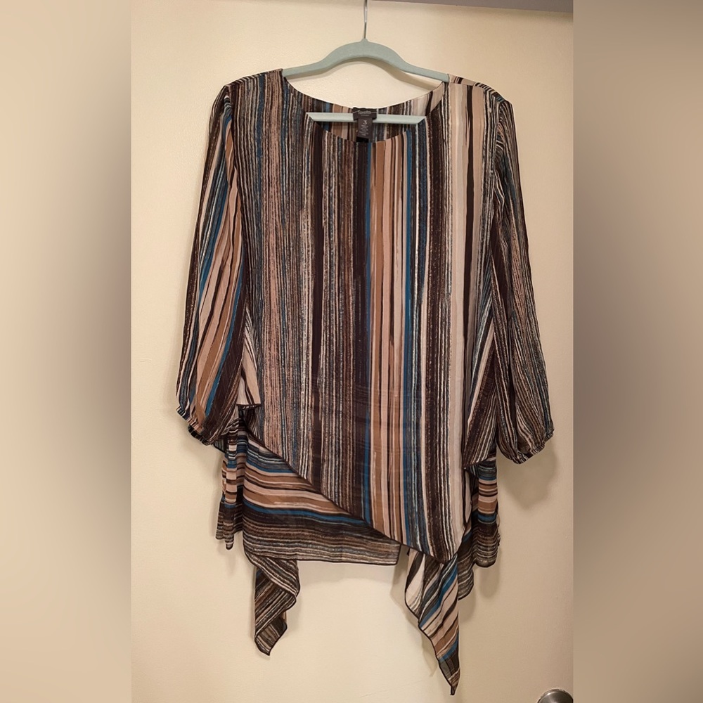 Tunic Top by Traveler’s Collection of Chico’s size 3 (women’s size 14-16)